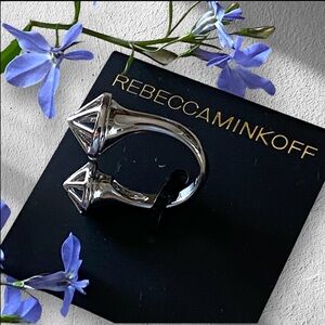 🪻HOST PICK🪻 Rebecca Minkoff Caged Stud Two Ring